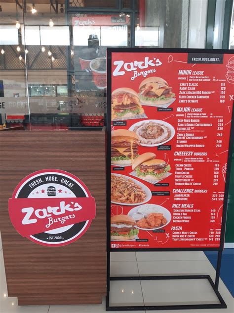 Zark's Burgers restaurant, Naga .